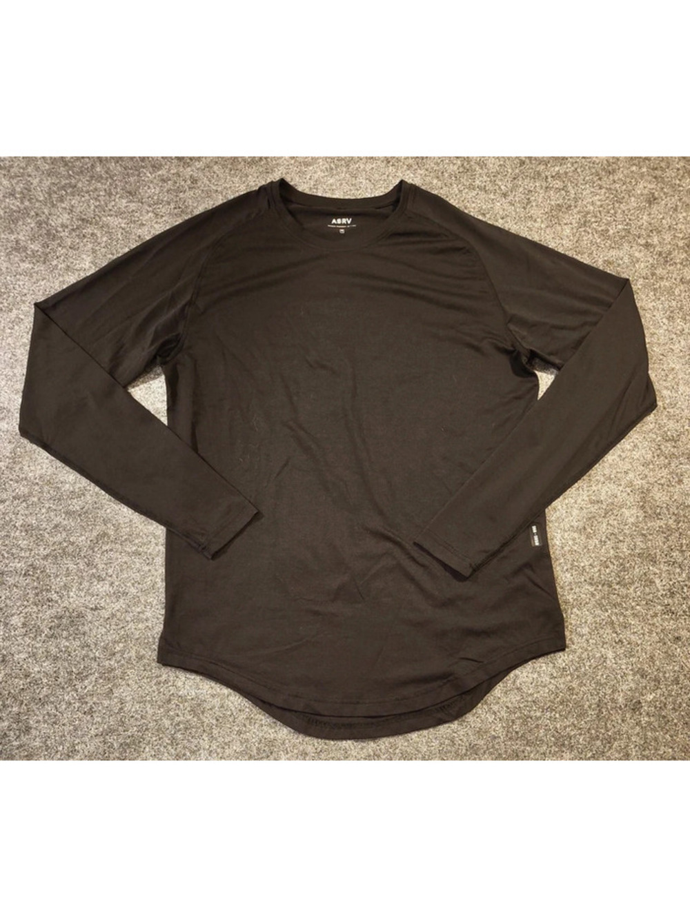 ASRV Men’s Black Technical Long Sleeve Shirt – Size M